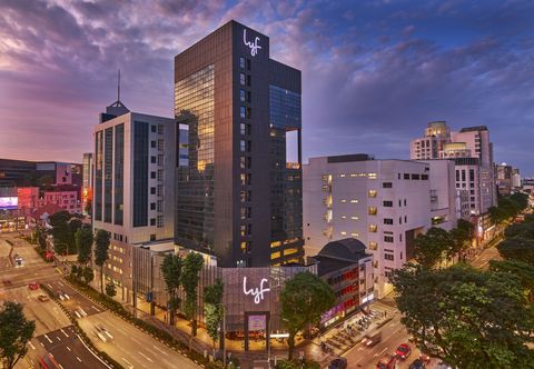 外部的 lyf Bugis Singapore managed by The Ascott Limited