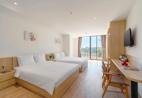 침실 River Park Hotel