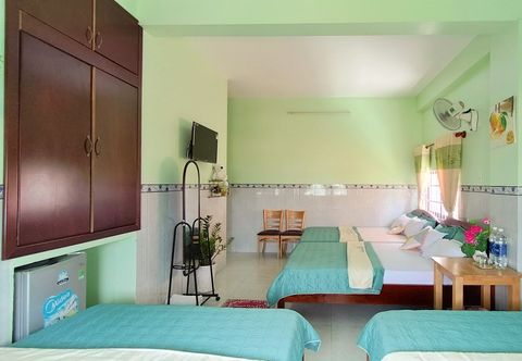 침실 Thai Quang Hotel