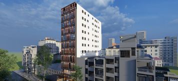 外部的 4 Kin Hotel Thai Van Lung