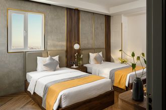 침실 4 Acnos Hotel