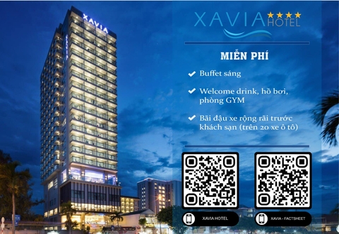 Bên ngoài Xavia Hotel Nha Trang