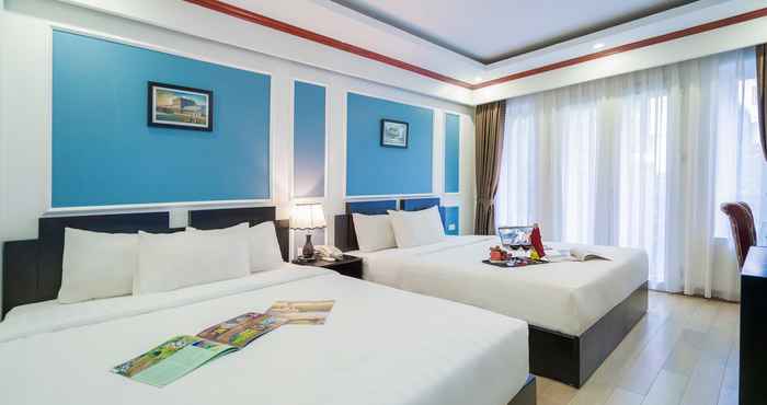 Phòng ngủ Hanoi Paradise & Travel Hotel