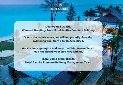 Swimming Pool Hotel Santika Premiere Beach Resort Belitung