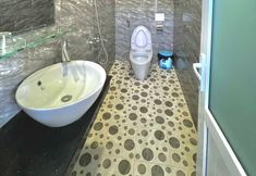 Phòng tắm bên trong 5 Gia Khang Hotel Da Lat