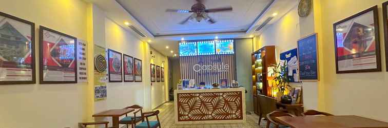Sảnh chờ AncyrA Capsule Hotel - Backpackers Paradise & Rooftop Bar