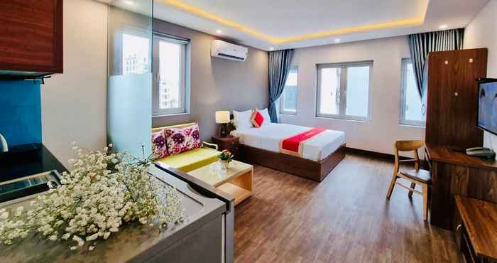 Phòng ngủ Delicate Serviced Apartment And Hotel