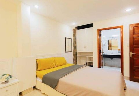 침실 Vietnam Hotel Dalat