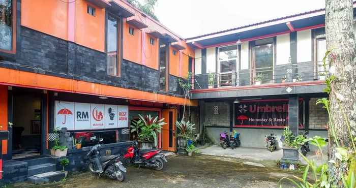 Luar Bangunan Cozy Room at Umbrella Homestay