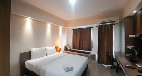 Kamar Tidur 2 Exquisite Studio Apartment at Galeri Ciumbuleuit 2 by Travelio