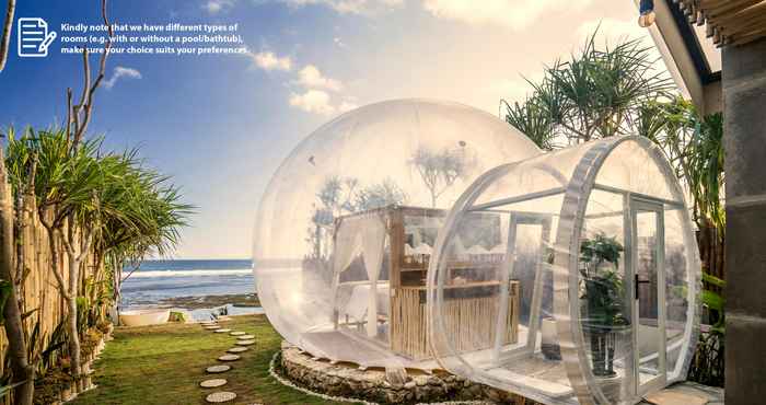Kamar Tidur Beachfront Bubble Nyang Nyang