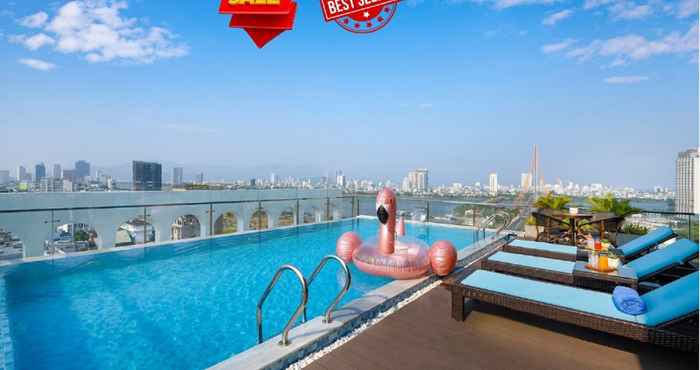 Swimming Pool Gold Plaza Hotel Da Nang