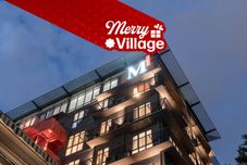 外部的 M Village Hotel Hai Ba Trung