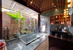 ห้องน้ำภายในห้อง 7 Majapahit Beach Villas by Nakula