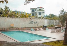 Swimming Pool 2 Villa Holy - travelholic in behind nature