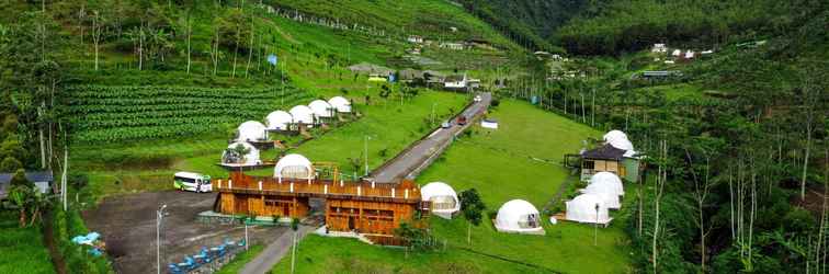 Lobby Glamours Carani at Lembah Indah Glamping Resort Syariah