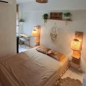 Bedroom 8 Aesthetic Furnist Room Apartment Springlake by MDN PRO, West Bekasi Hotels