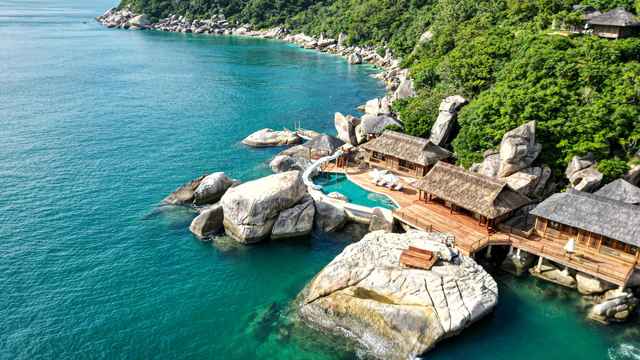 Phòng ngủ 10 Six Senses Ninh Van Bay
