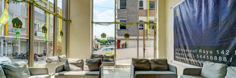 ล็อบบี้ OYO Life 92548 M-square Apartment By Lins Pro