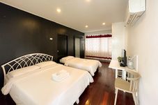 침실 Whitelodge Hotel Bangkok