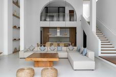 엔터테인먼트 시설 Lavender Rooftop Villa 3 bedrooms with a private heated swimming pool