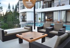 住宿服務 6 Sunset city view villa 5 bedrooms with a private heated pool