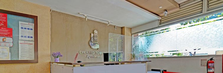 Lobby Capital O 92643 Emerald Apartement By Tahha Hospitality