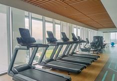 Fitness Center 7 Homey and Wonderful 1BR The Smith Alam Sutera Apartment By Travelio