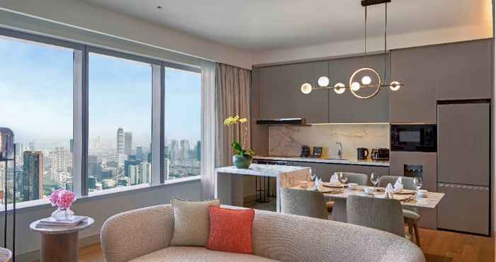 Kamar Tidur PARKROYAL Serviced Suite Jakarta