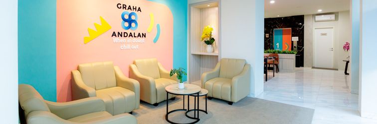 Lobby Sans Hotel 88 Andalan Surabaya by RedDoorz