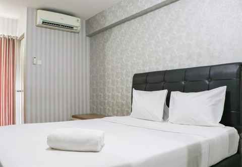 Bedroom Best Strategic Studio Apartment at Bassura City By Travelio