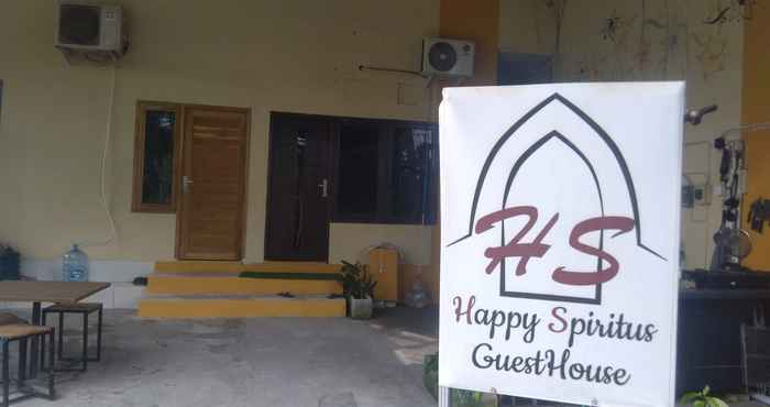 Lobi Happy Spiritus Guesthouse Tabanan