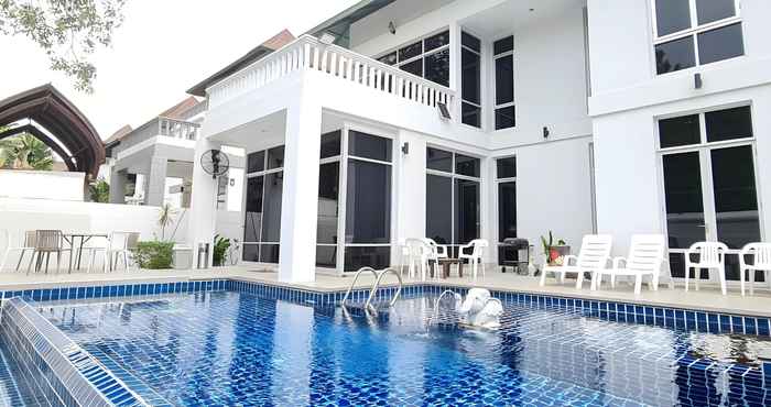 Swimming Pool bm Pool Villa Pattaya Jomtien Beach Nagawari Bbq 4 Bedrooms 