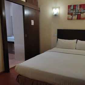 Bedroom 1 Hotel D'New 1 KK Sabah, Hotel Pusat Latihan dan Makmal Jabatan Air Negeri Sabah