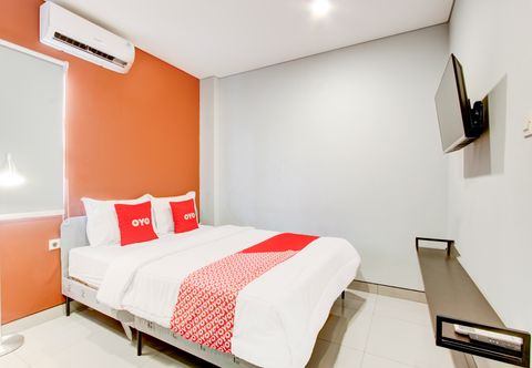 ห้องนอน Super OYO 93514 Rubina Syariah Hotel