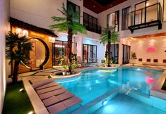 游泳池 2 Jun's Villa Tangerang 4BR Luxury Aesthetic & Homey