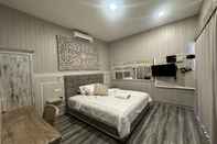 ห้องนอน Rustic Pandawa Villa