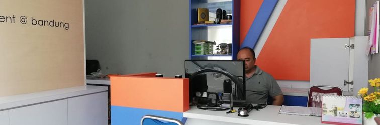 Lobby Hotel O Apartment Grand Asia Afrika By Prisma