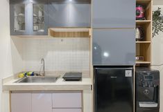 Common Space 3 Homey and Good Place Studio Meikarta Apartment By Travelio