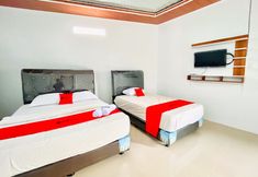 卧室 2 RedDoorz @ MG House Siantar Timur