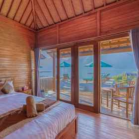 Bedroom 2 D Sila’s Tepi Danu Villas Kintamani & Natural Hot Spring, Hotel Bangli