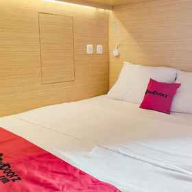 Bedroom 1 RedDoorz @ Capsule Inn Teuku Umar Lampung, Spn Kemiling Polda Lampung Hotels