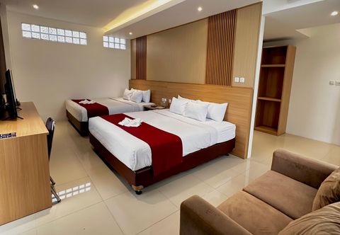 침실 Paradise Center Point Hotel