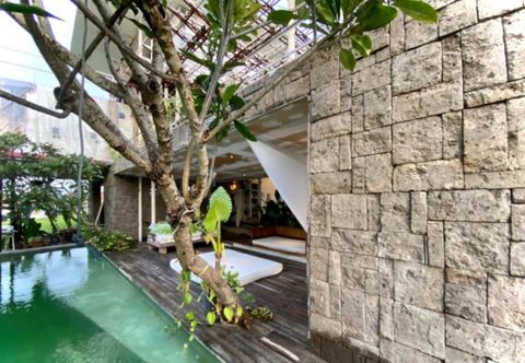 Lobby The Hide Hostel Canggu