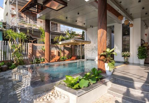Swimming Pool Eco & Rustic Home Hoian