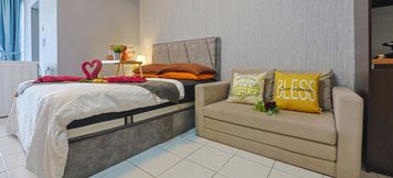 침실 2 New 3 Pax Cozy Sunway Studio @ INTI SS15 by Fei Hong