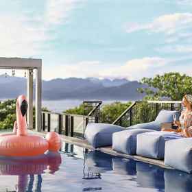 Swimming Pool 1 Marc Gili Trawangan, ギリ・チーク・リゾート ホテル