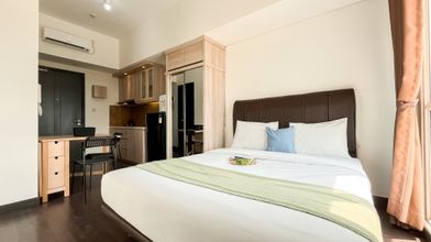 Bedroom 4 Good Studio Room Apartment at Casa de Parco By Travelio