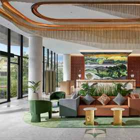 Lobby 1 ARTOTEL Living World Kota Wisata, Saung oyo Hotels