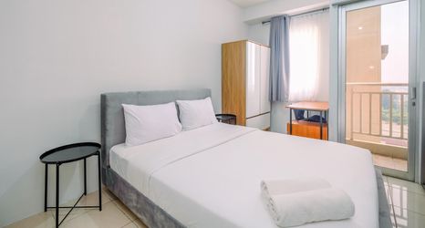 Bedroom 2 Elegant Studio Apartment near Senayan and Pondok Indah at Pakubuwono Terrace By Travelio